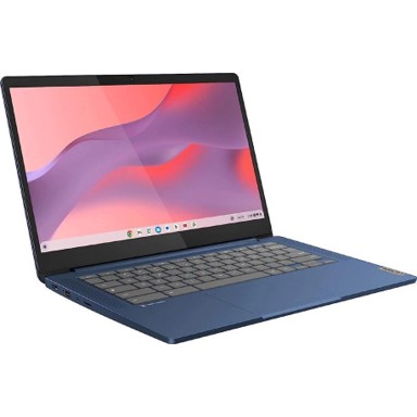 LENOVO Laptop IdeaPad Slim 3 Chromebook, Intel Celeron N4500, 15.6", 1920 x 1080, 8 GB RAM, 128 GB SSD, ChromeOS, plava (obnovljen)